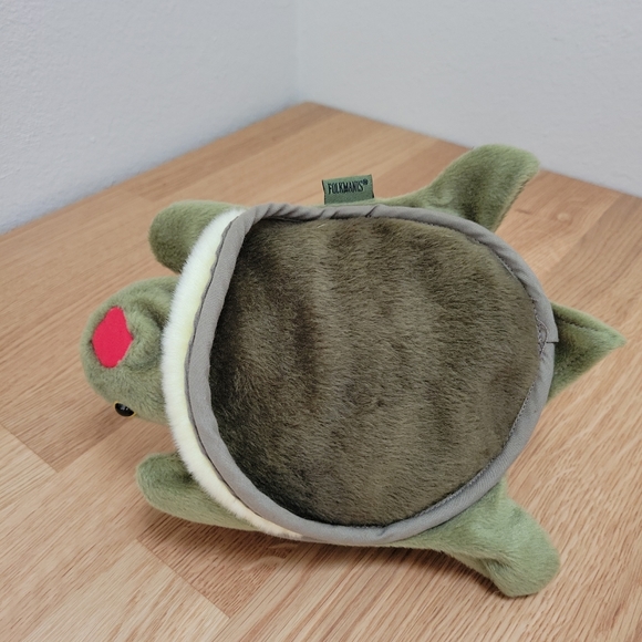 Folkmanis Folktails Turtle Hand Puppet Plush Tortoise Stuffed Soft Pretend Play - Picture 4 of 4